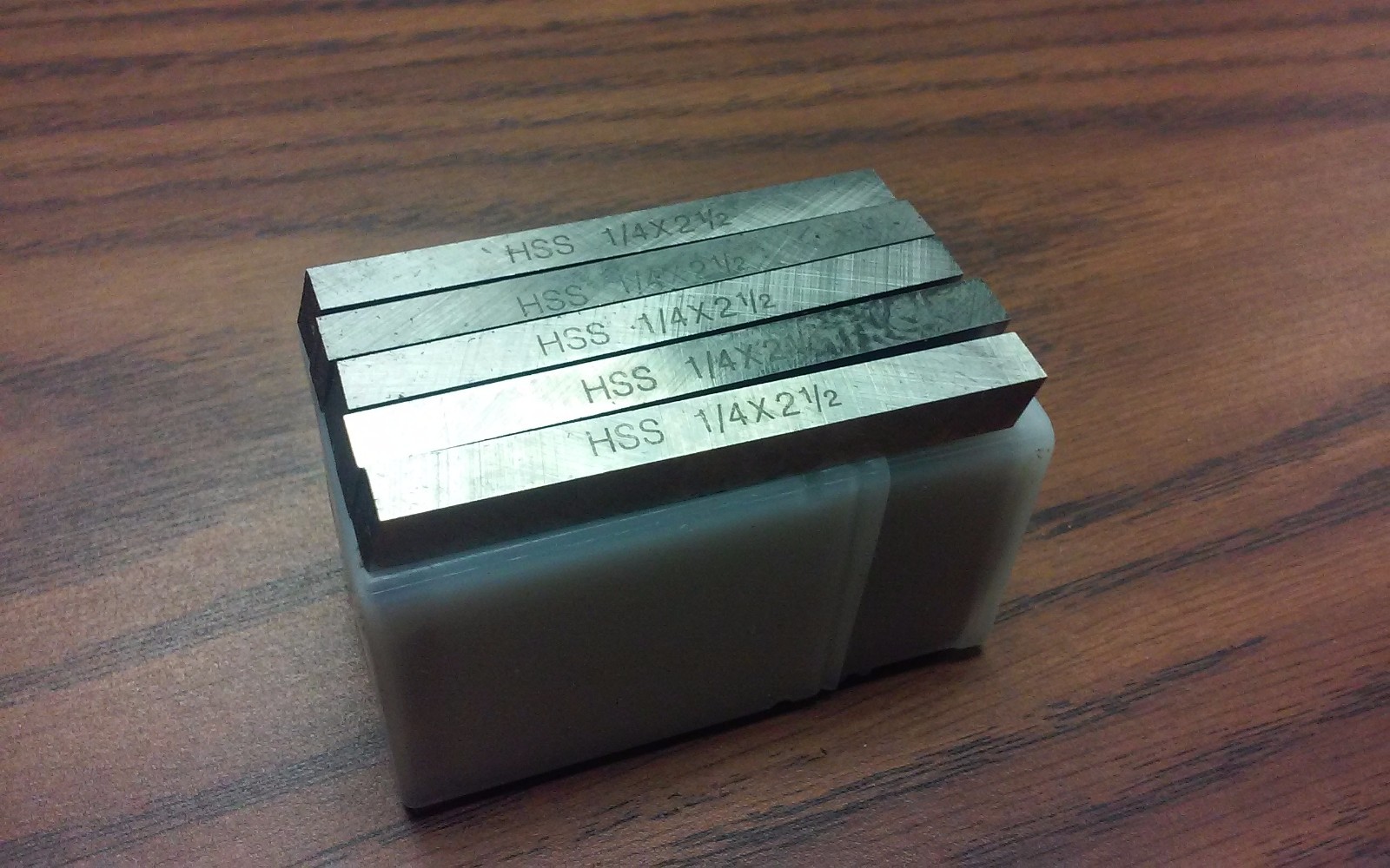 60pcs 1/4 x 1/4  x 2-1/2"  HSS Square tool bits for $59.00 #HS-2BT-14---new