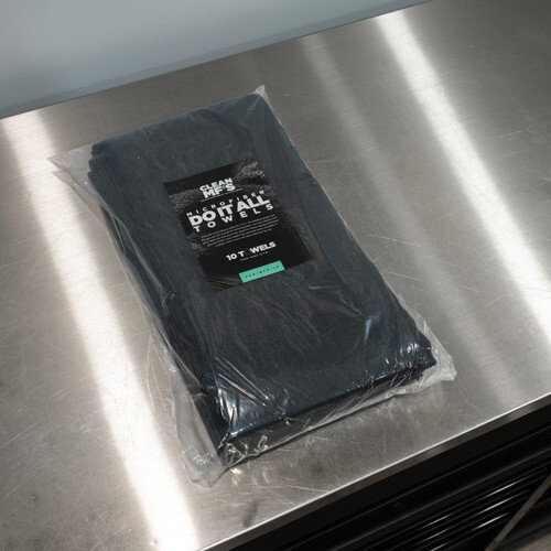 The Clean Garage Do It All Microfiber Towel | Black | 10 Pack