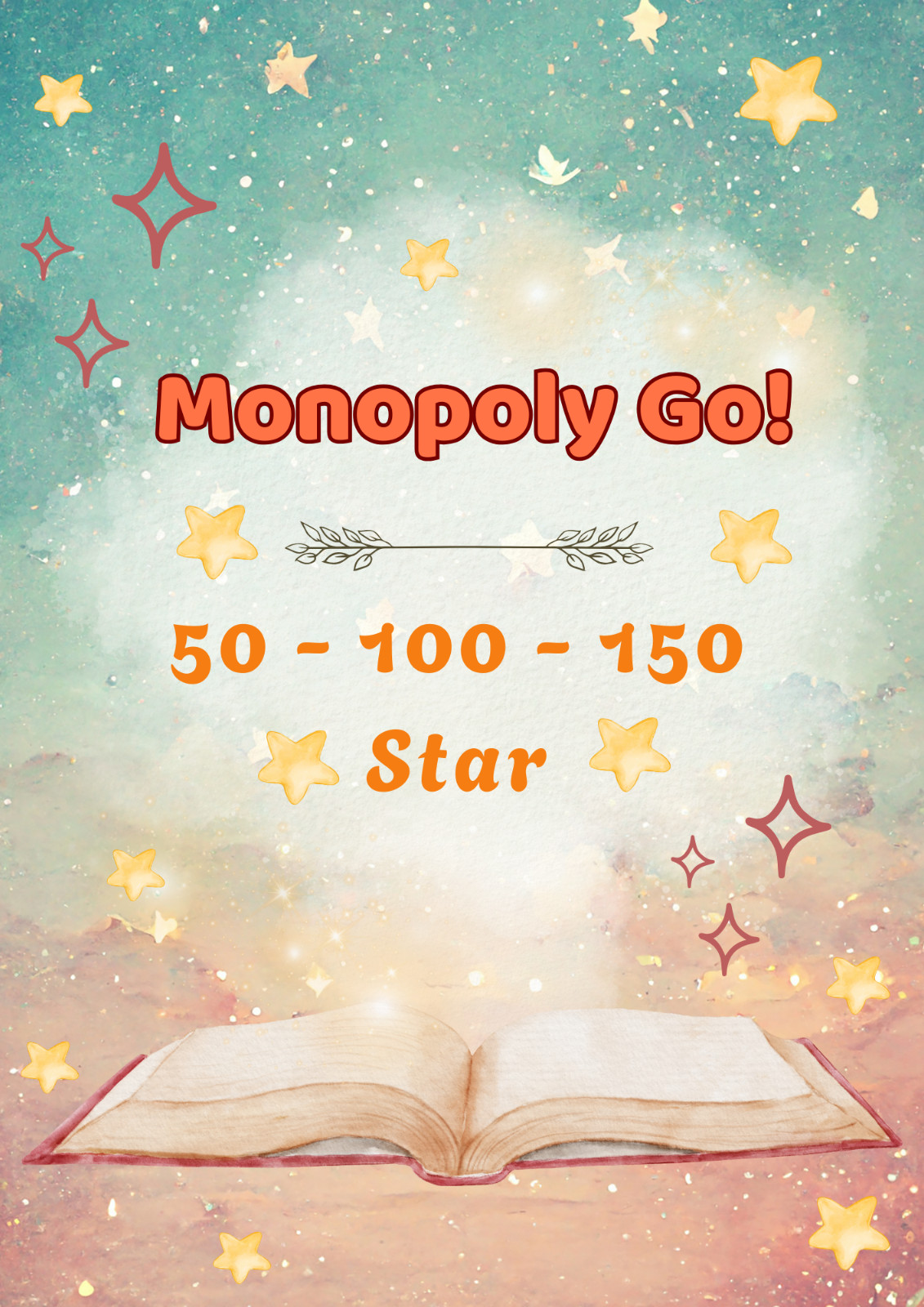 🎡❄️Monopoly.Go🎡 🧸50-100-150 Stars 🐾❄️cheap !!! 🐾 🧸
