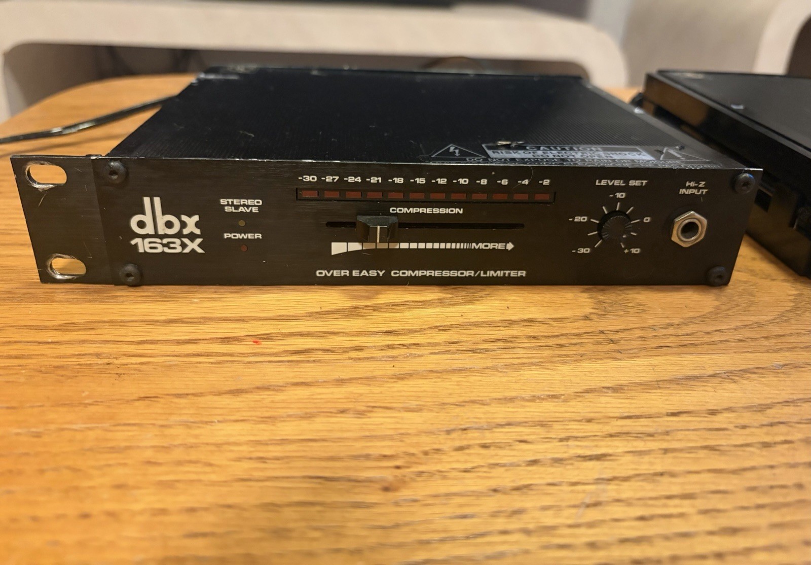 Pair of DBX 163X Over Easy Compressor/Limiters