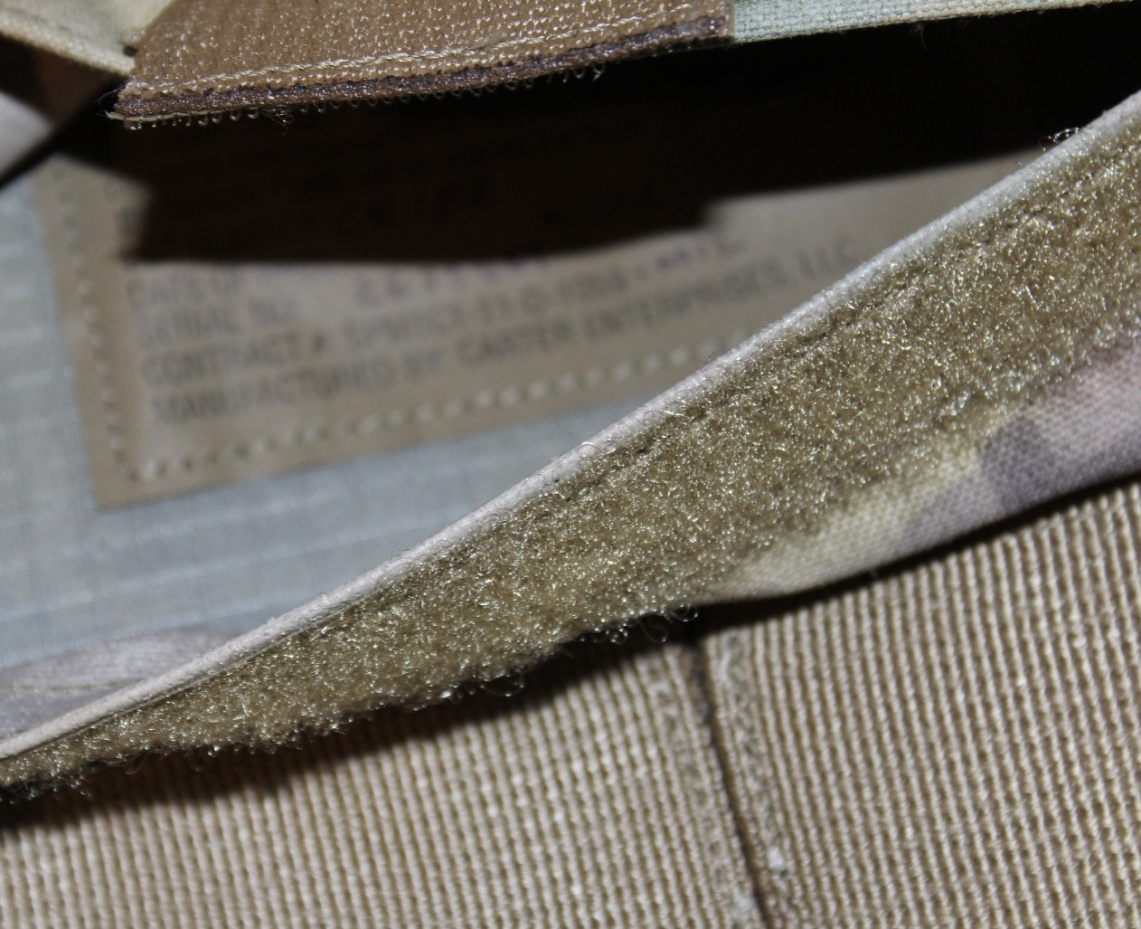 Multicam Plate Carrier Attachment X-Small-Small w/soft Armor inserts Lot
