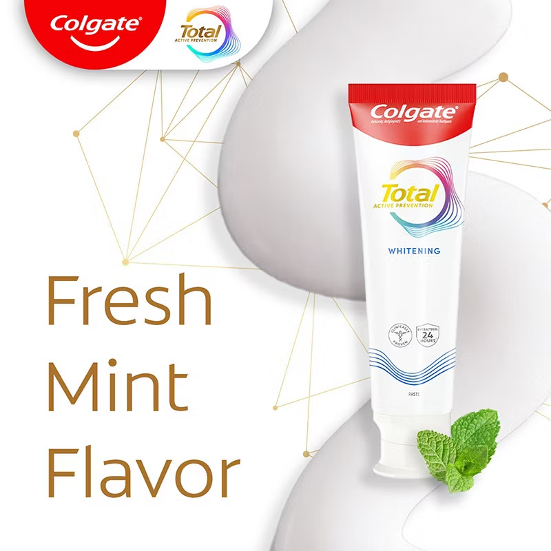 Colgate Total Active Prevention Whitening Toothpaste Mint 5-Pack 6.0 oz