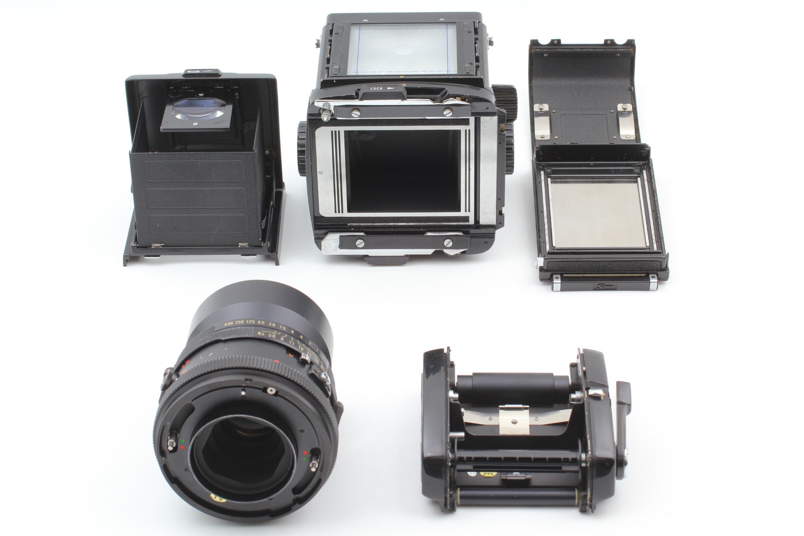 [ Exc+5  ] Mamiya RB67 Pro Sekor C 180mm F/4.5 120 Film Rear Holder From Japan