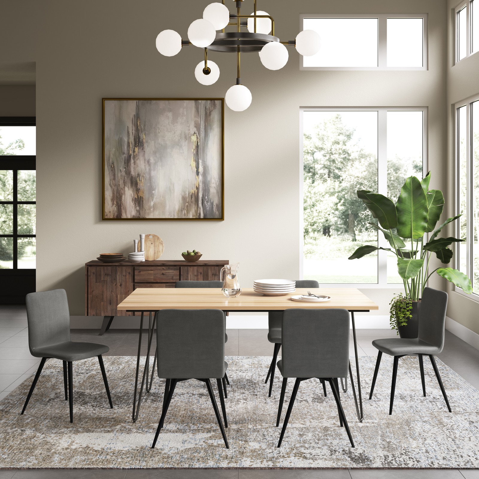 Baylor - Dining Chair - Dark Grey