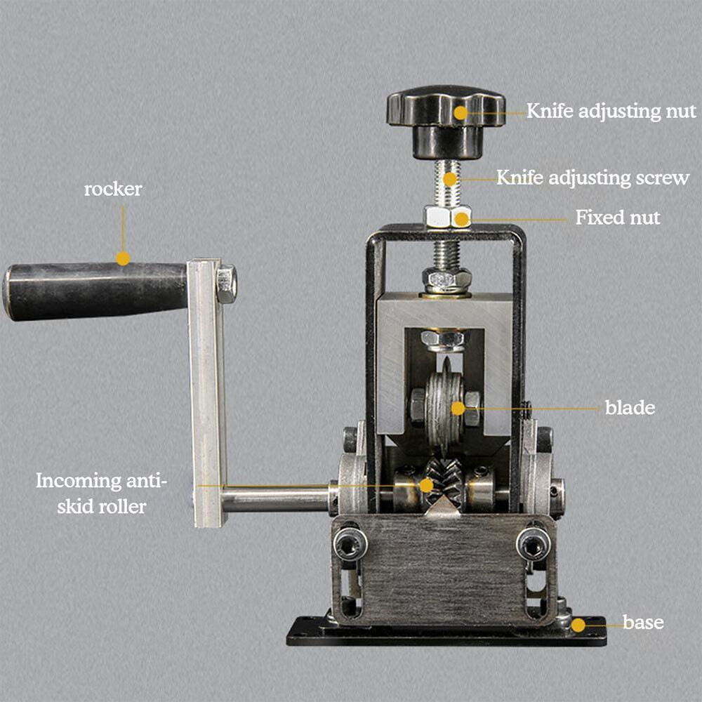 Manual Wire Stripping Machine Cable Stripper Crank Scrap Copper Cutter Recycle ╏