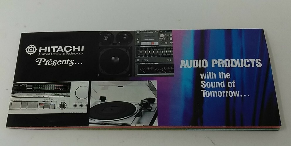 Vintage Hitachi Sales Brochure Pamphlet Booklet