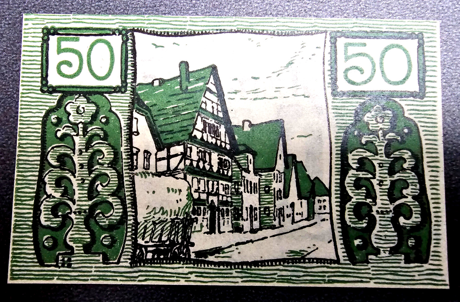 HOLZMINDEN NOTGELD 50 PFENNIG 1922 EMERGENCY MONEY GERMANY BANKNOTE (32695)