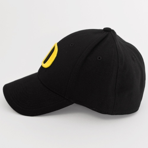 Nike Oregon Logo DriFIT Swoosh Flex Black Hat One Size 0267