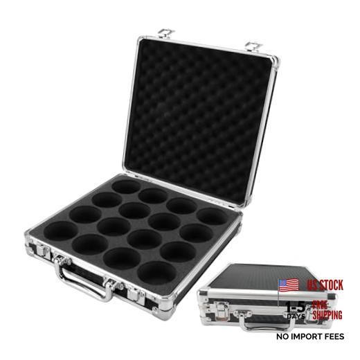 Pool Balls Billiard Case, Cue Ball Billiard Balls Storage Box Can Holds 16