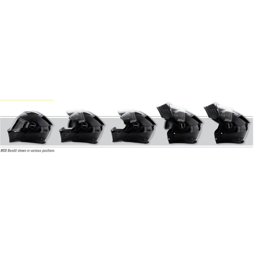 Simpson Helmet M59M3; Mod Bandit Medium Full Face Flat Black DOT/ECE