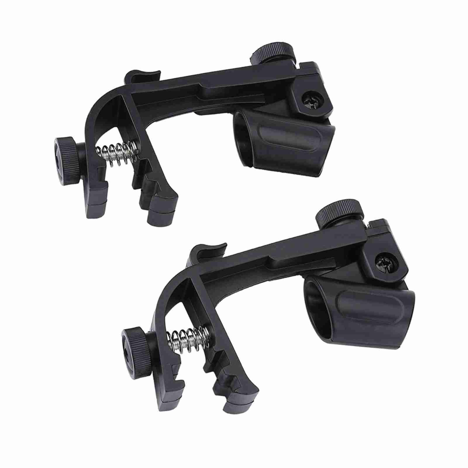 2 Pcs Adjustable Drum Mount Microphone Clip For Hands-Free Recording Or