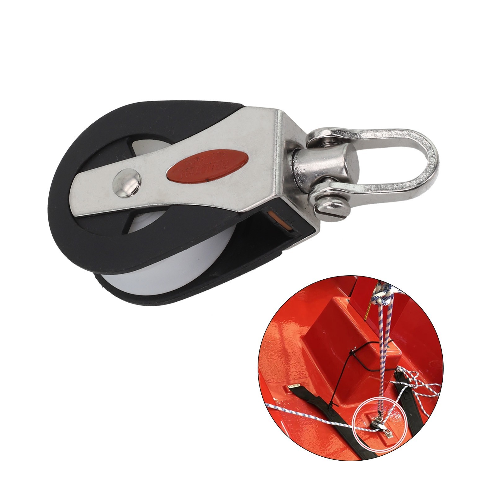 Efficient Single Pulley for 1500Lbs Load Capacity in Sailboat Applications
