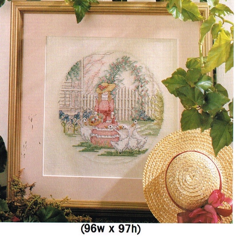 YESTERDAY'S  SPLENDOR CROSS STITCH PATTERN  ONLY  -  TL  ASU