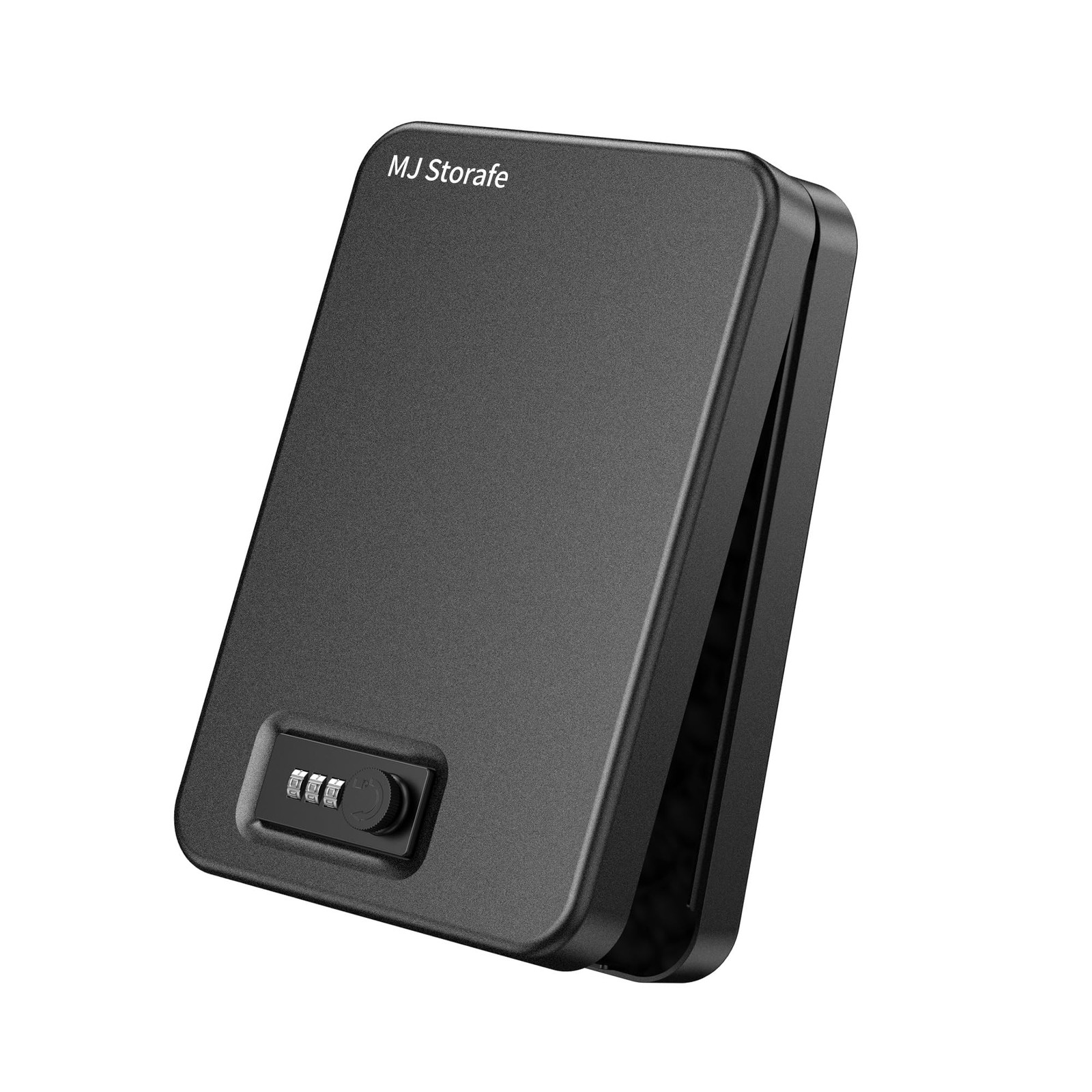 Portable Gun Safe for Pistol Small Handgun 9.45" x 6.4" x 1.8", Large Com