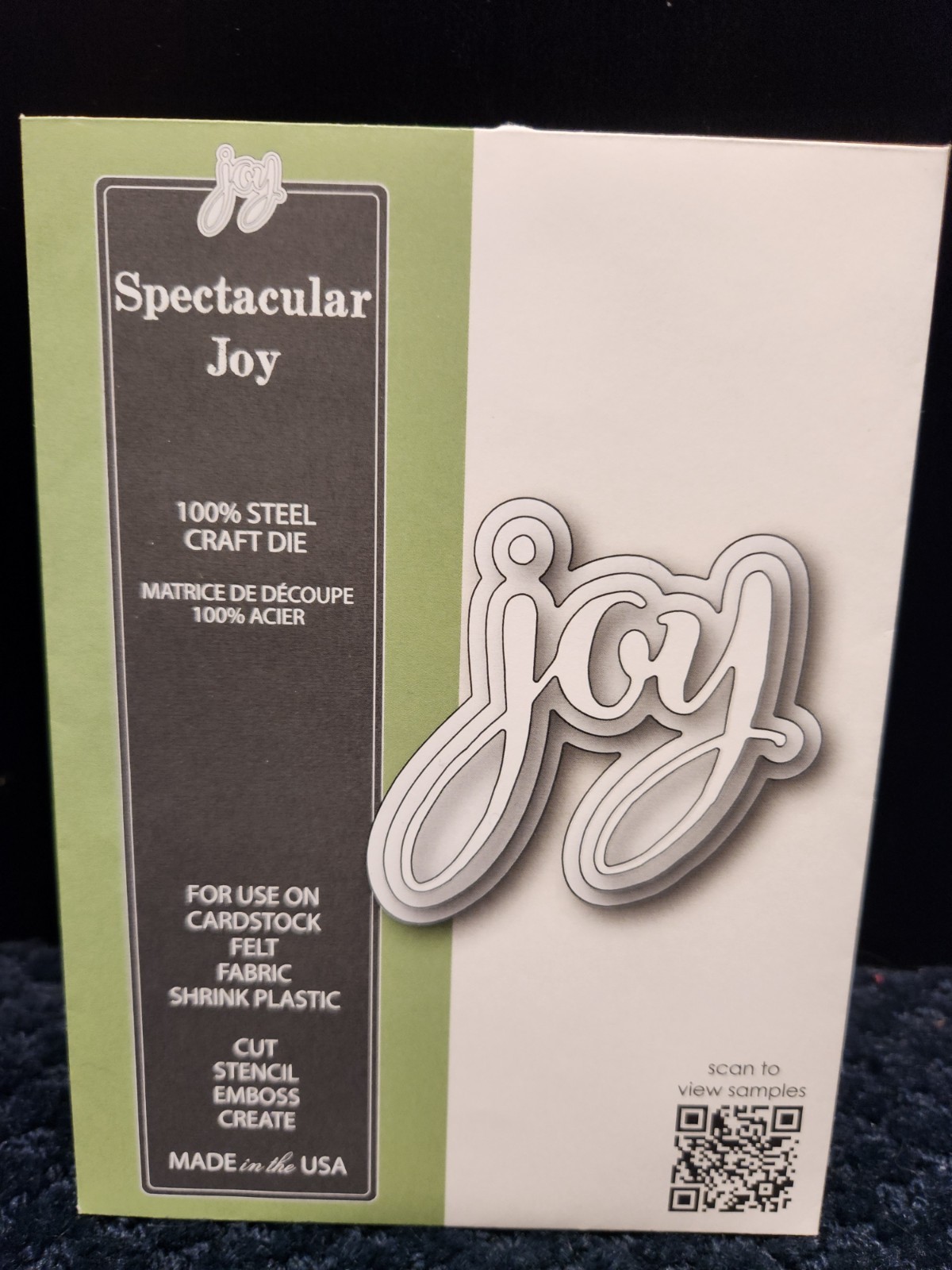 *NEW* SPECTACULAR JOY layered dies poppy stamps Christmas Holiday #1932 cards