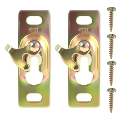2 Pack Pocket Door Hardware Kit, Heavy Duty Sliding Door Rollers and Hanger