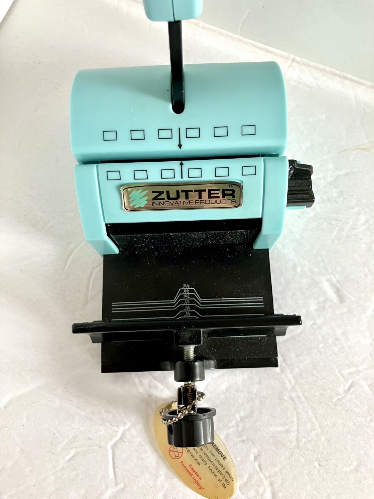 Zutter Innovative Products Turquoise Blue Bind-It-All Binding Machine Scrapbook
