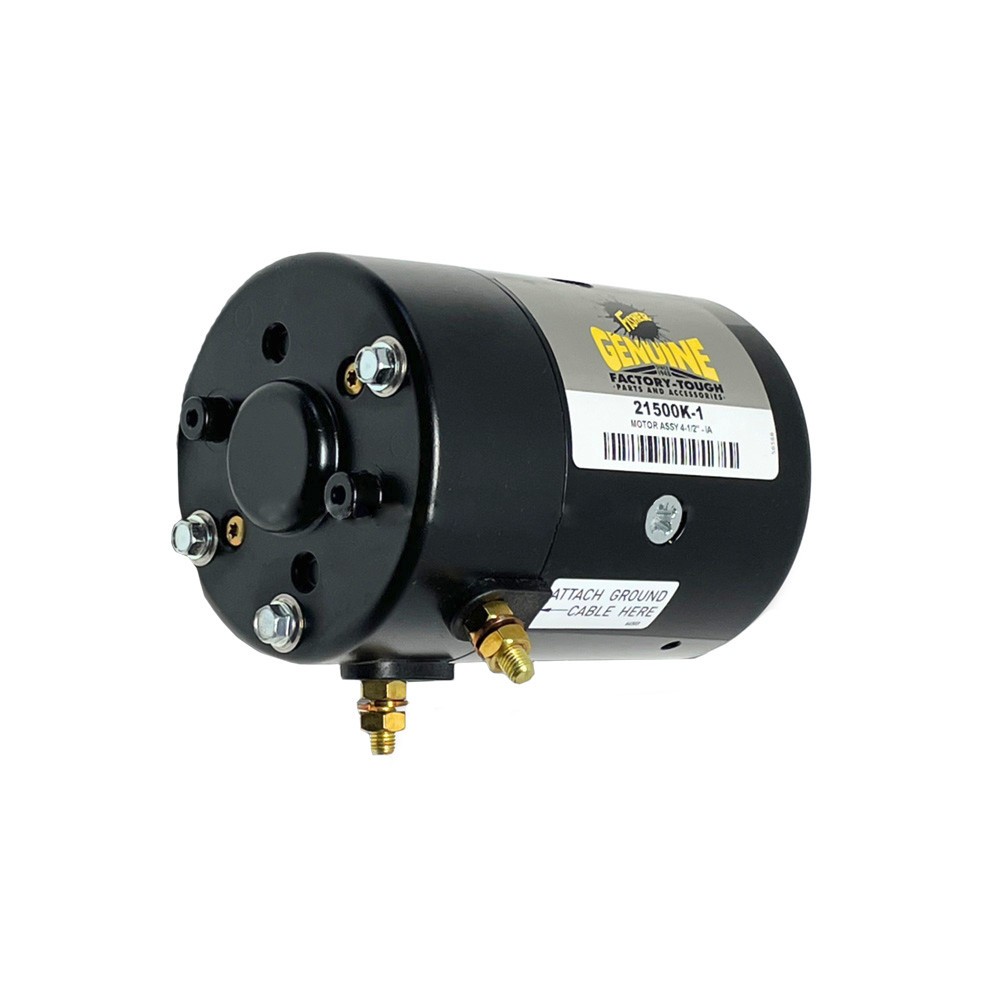 Genuine OEM Fisher Western  21500K-1  12V Slotted Clockwise Two Terminal Motor