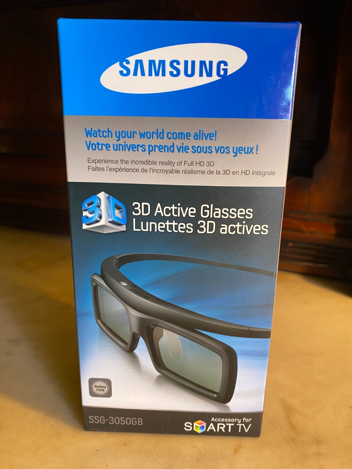 Samsung SSG-3050GB 3D Active Glasses Smart TV Sealed New Open Box