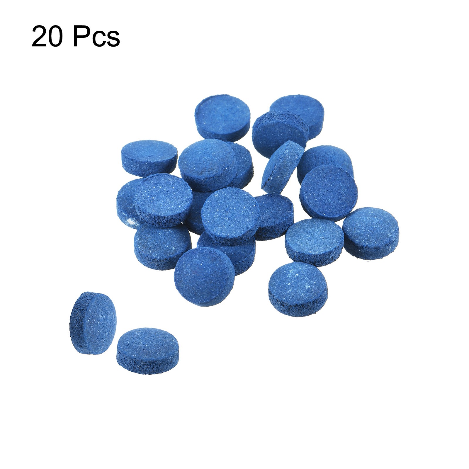10mm Billiard Slide Stick Tips, 20pcs Replacement Tips, Blue