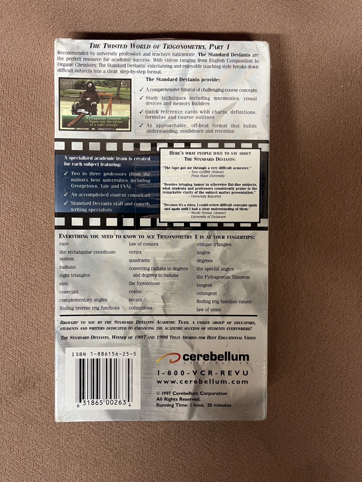 Trigonometry - VHS New Factory Sealed