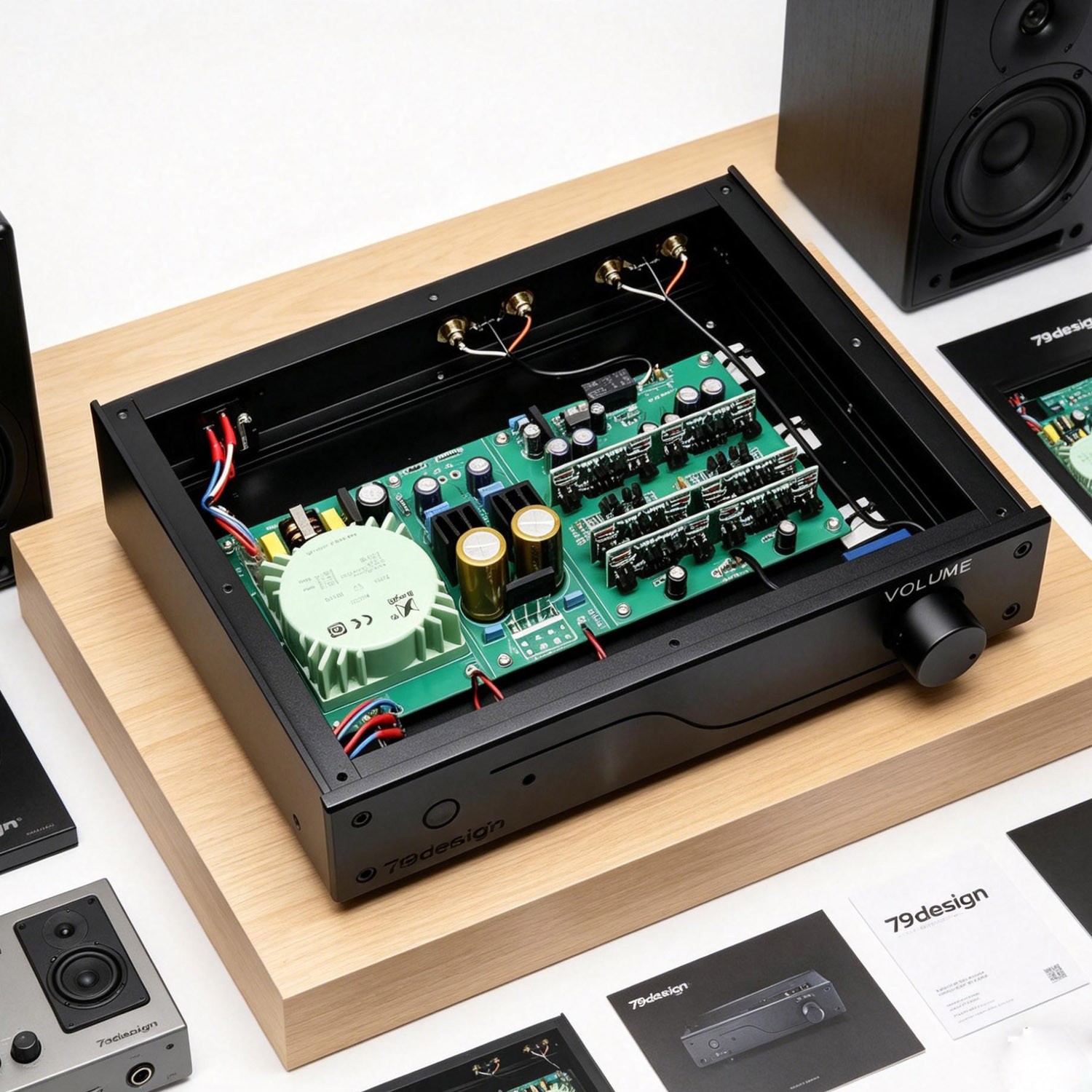 Hifi SA-3 Fully separate preamp Current-Feedback Stereo Audio Preamplifier