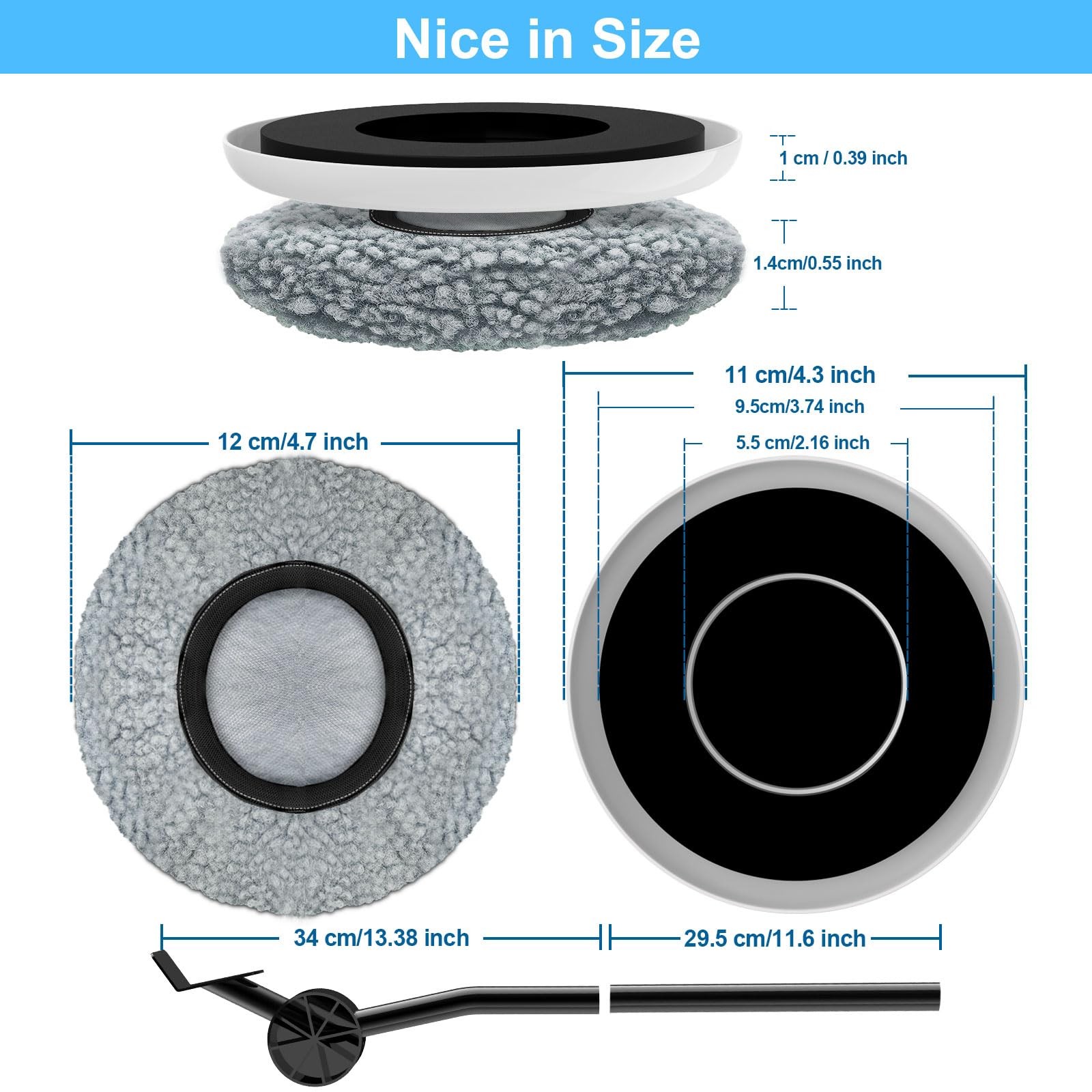 New Upgrade Furniture Sliders, Multi-Surface 3-in-1 Furniture Movers Sliders,...