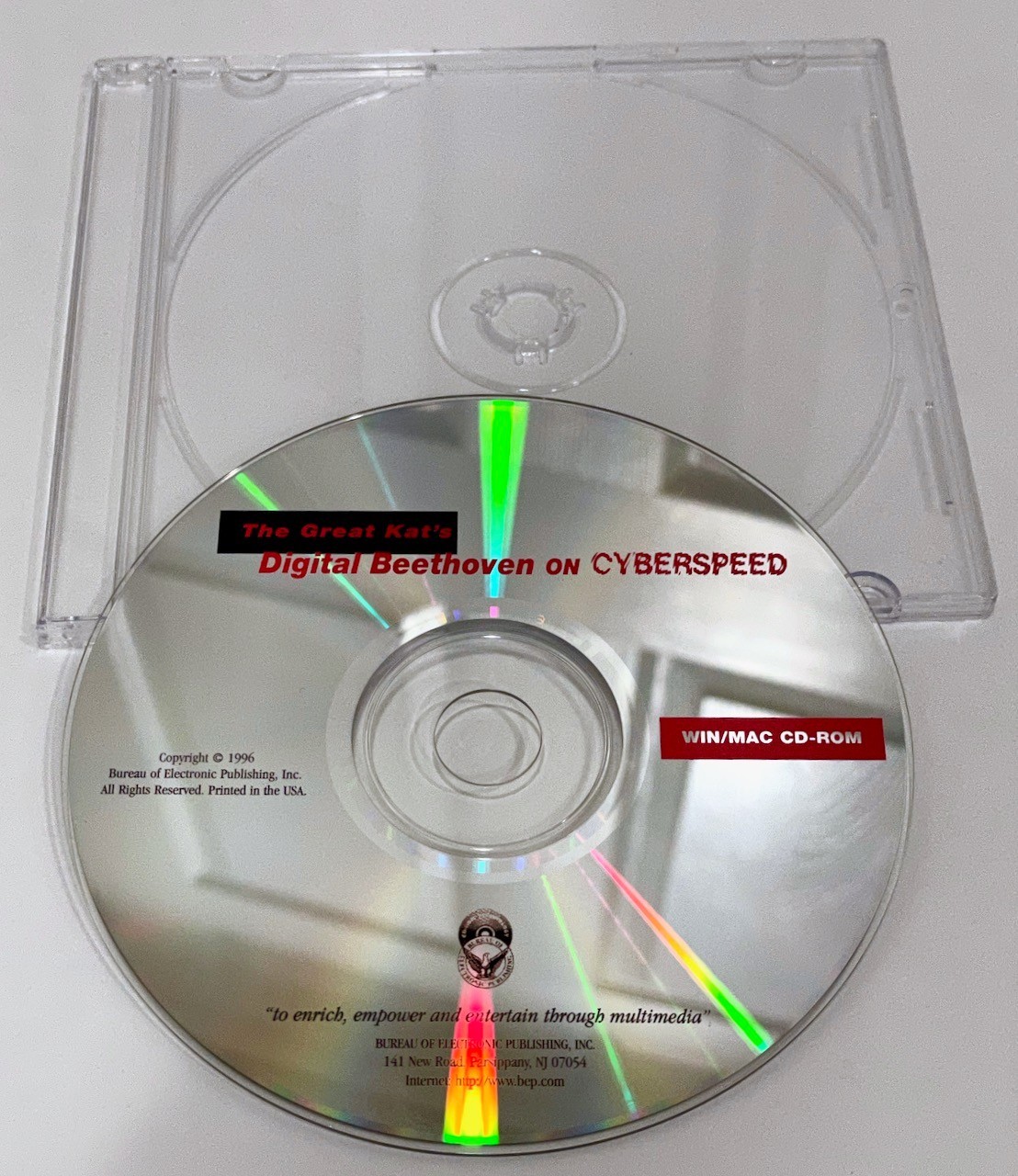The Great Kat's Digital Beethoven on CYBERSPEED weird CD-ROM from 1996
