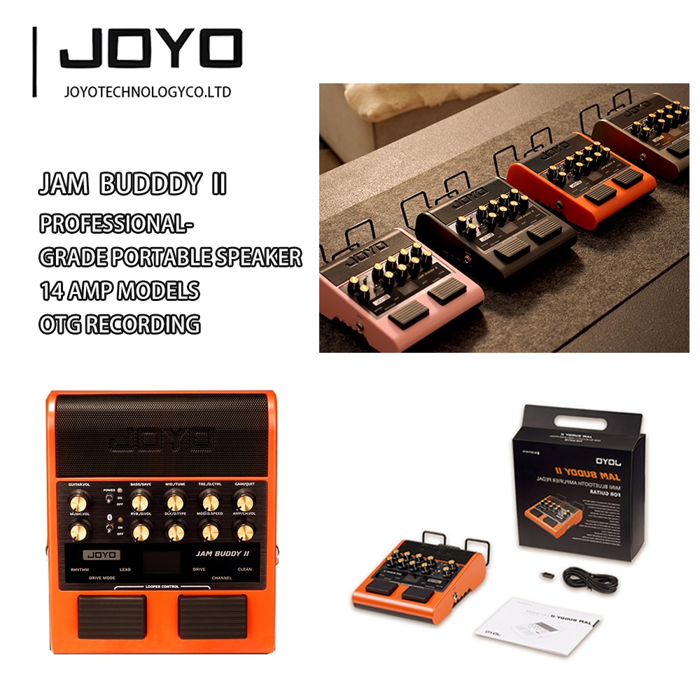 JOYO Guitar Amp Multi-Effects Pedal Combo Amplifier with OTG Recording JAM BUDDY
