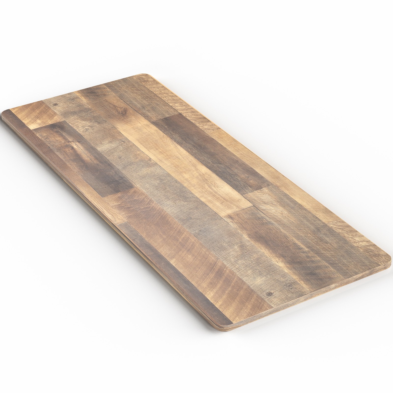 VIVO Reclaimed Wood 71 x 30 inch Universal Solid Top for Sit Stand Desk Frames
