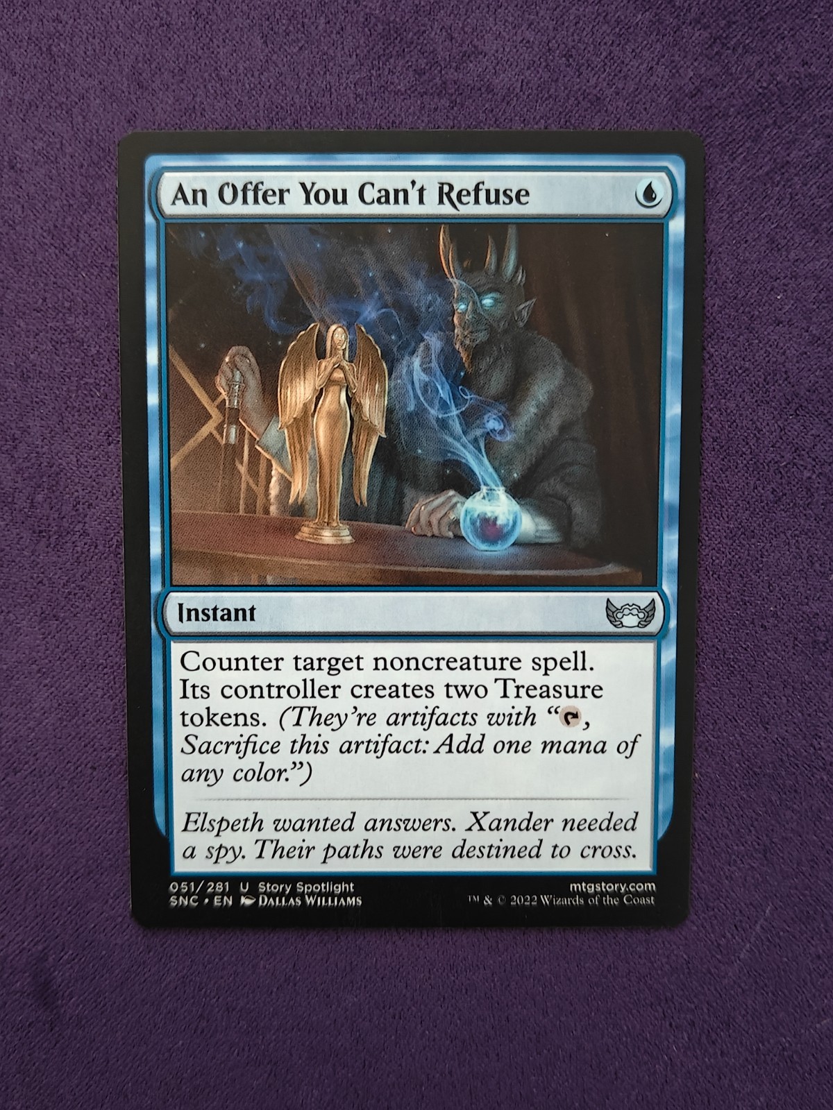 MTG SNC An Offer You Can't Refuse Streets of New Capenna Regular NM