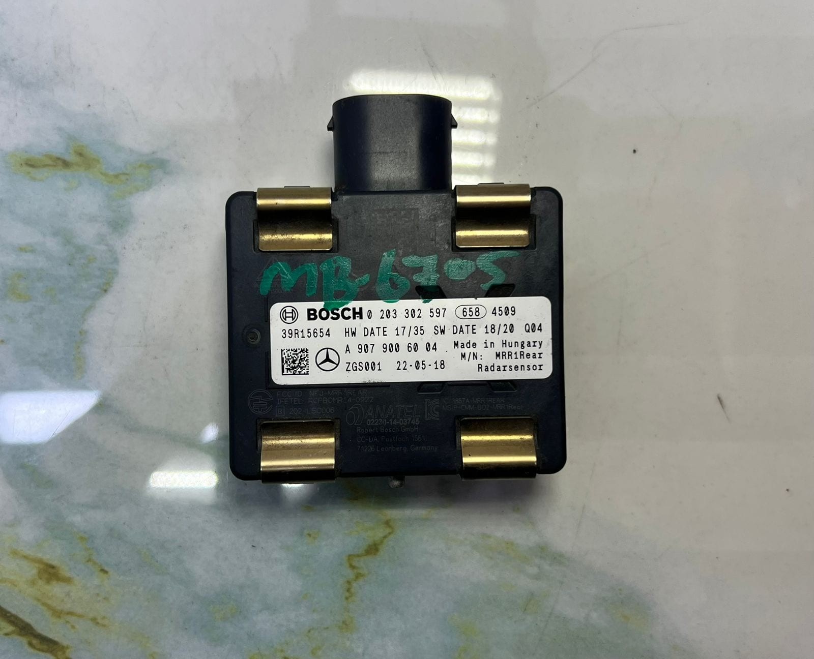 2016-2018 Mercedes-Benz Sprinter Radar Sensor A9079006004 W907 Sprinter