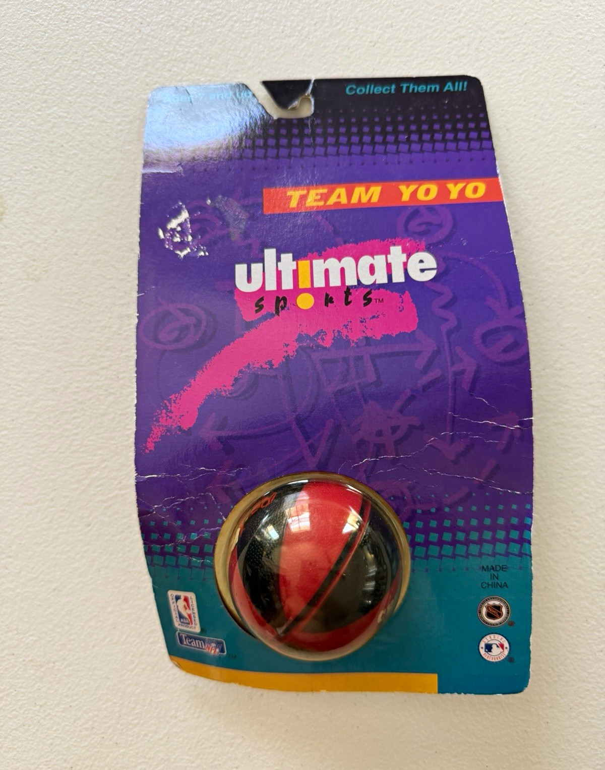 ACE Chicago Bulls Team Yo-Yo Ultimate Sports 1997 Vintage MPN BULLS Age 7+