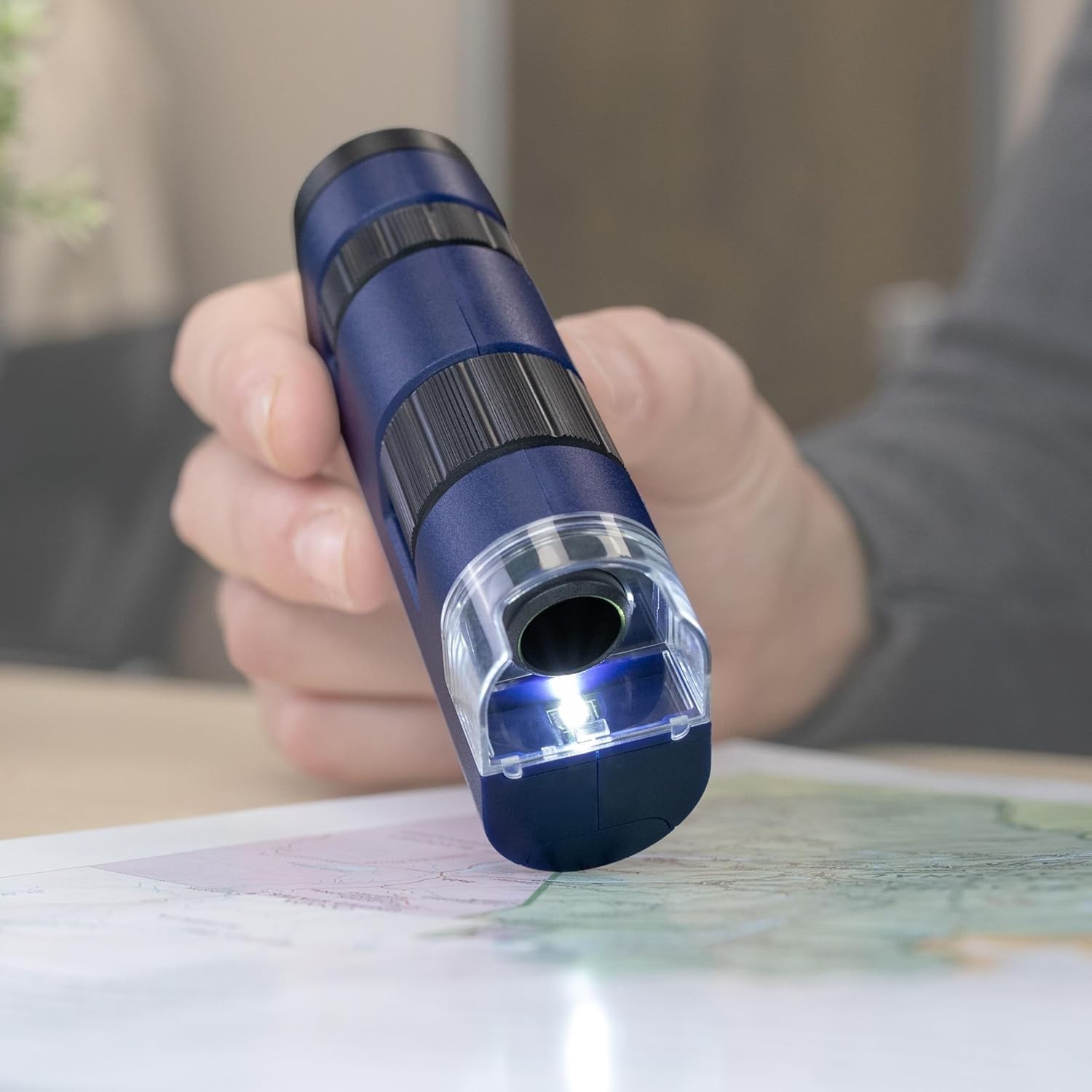 Handheld 20x-60x LED Microscope - Ideal STEM Learning Tool for Exploration