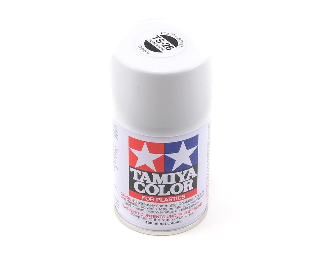 TAMIYA TS-26 Pure White Spray Lacquer Paint 100ml - Model Car Painting Supplies