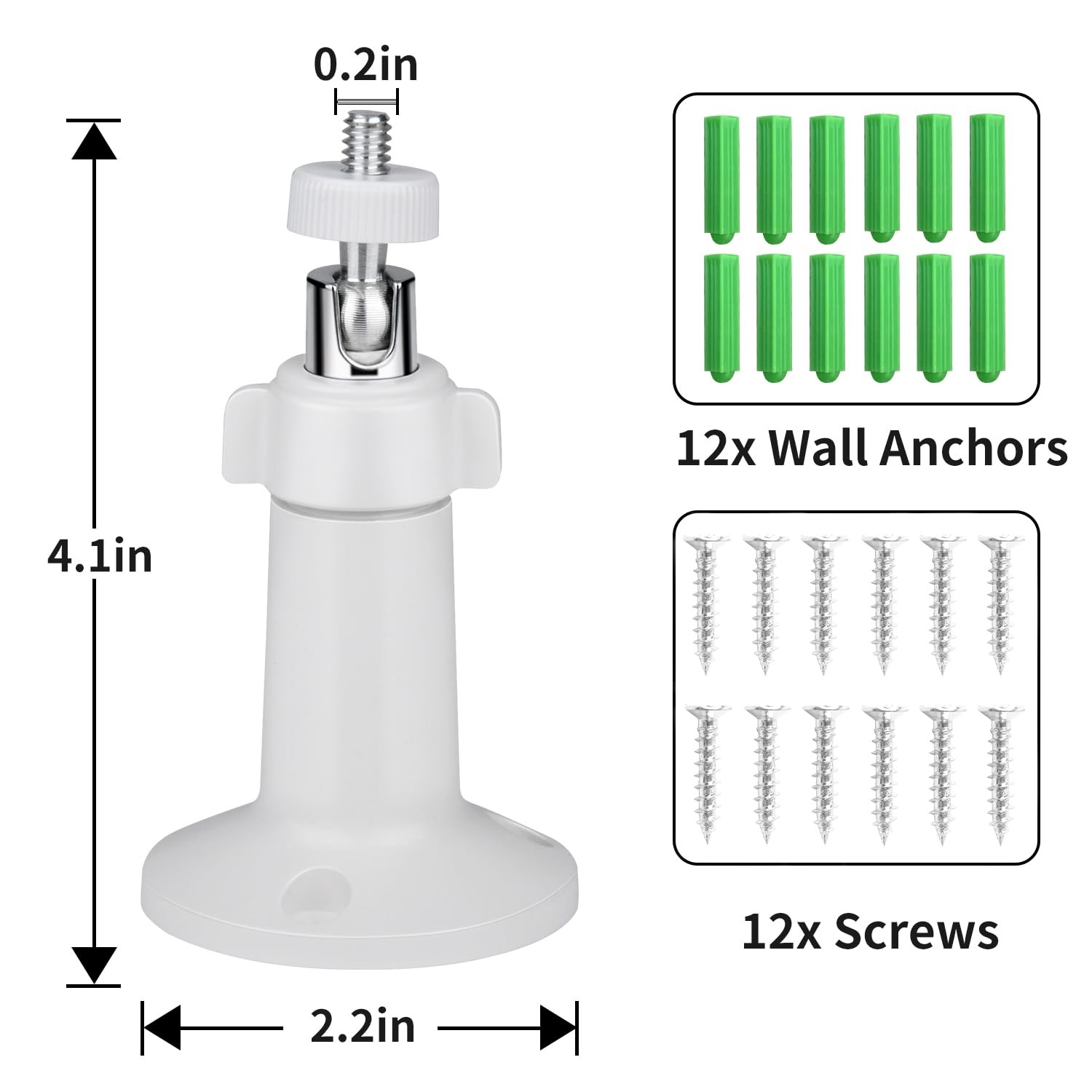 Wall Mount for All Arlo Camera, Pro, Pro 2, 3,Arlo 4pack