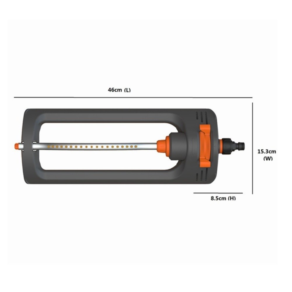Automatic Swing Sprinkler Gray 19 Hole for Quick For easy Installation