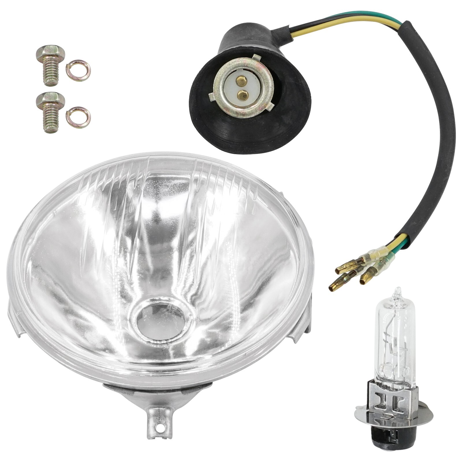 Headlight & Halogen Bulb For Yamaha 2GU-84320-00-00 4SH-84320-00-00