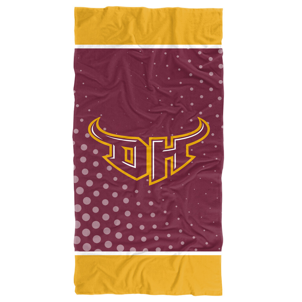 California State University, Dominguez Hills Beach Towel/Bath, 30"x60" Dots