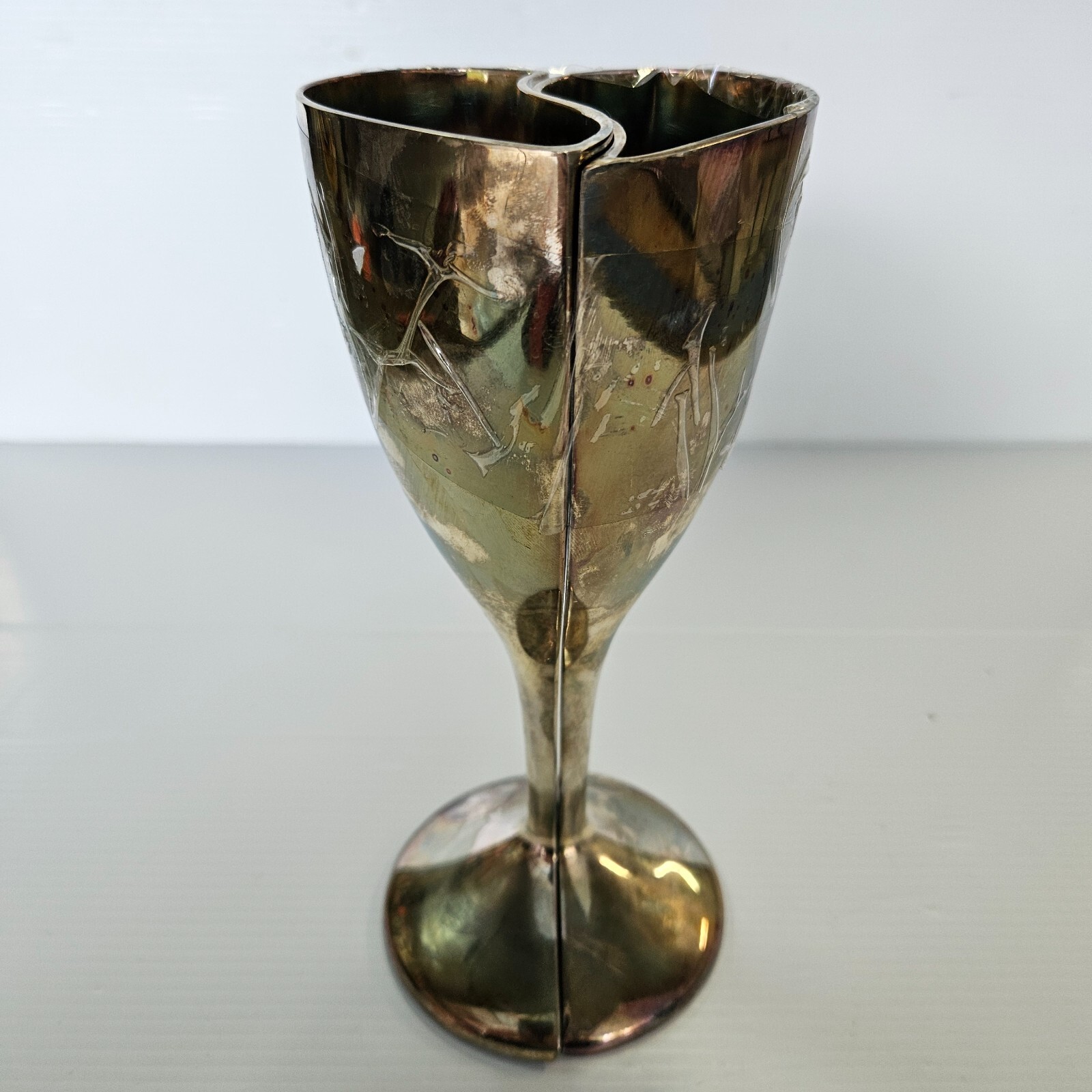 Lenox Silver Plated Toasting Wedding Collection Goblets / Cup