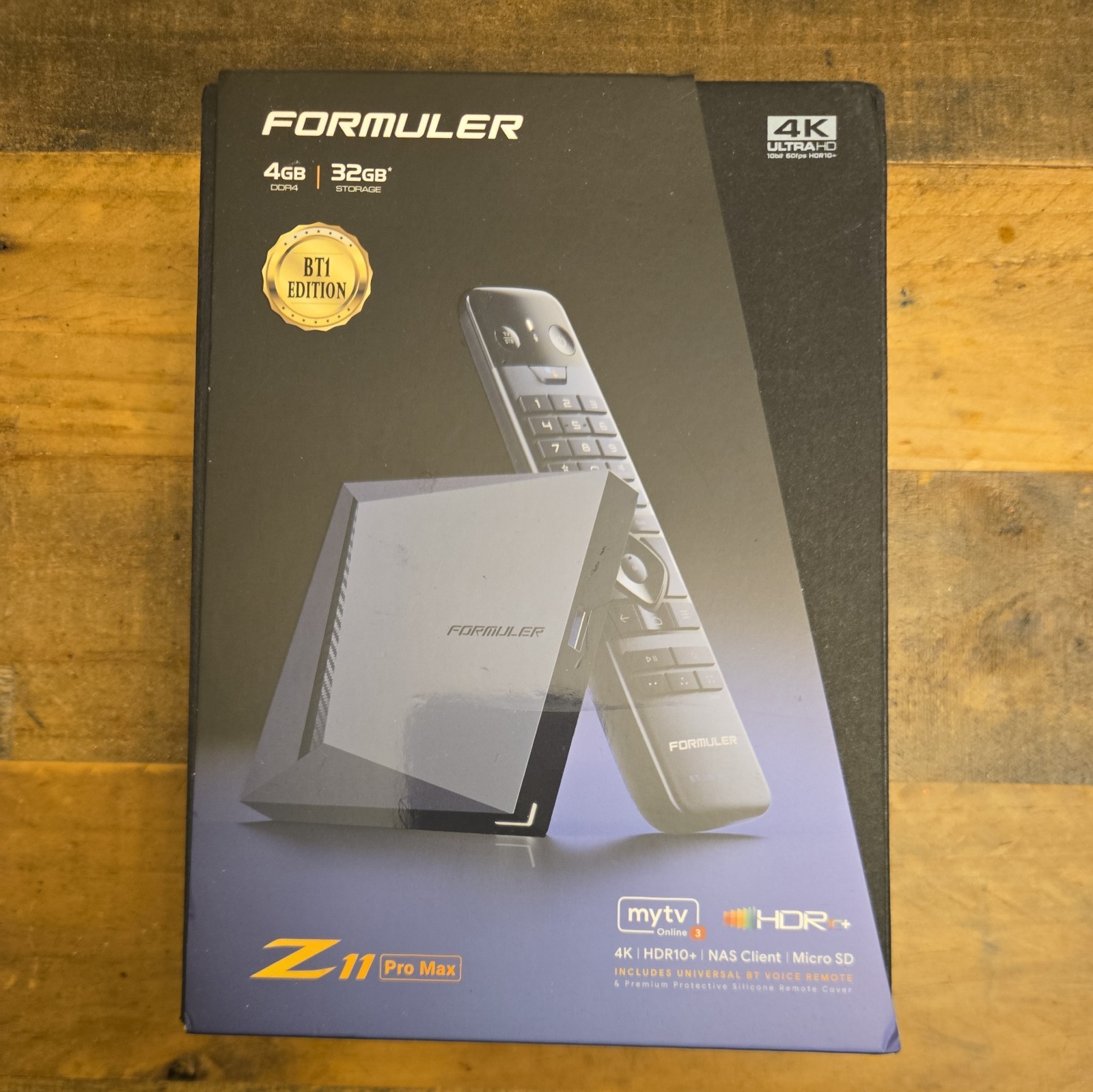 Formuler Z11 Pro MAX BT1 Edition Wireless AX 2x2 Gigabit LAN 4GB Ram 32GB ROM 4K