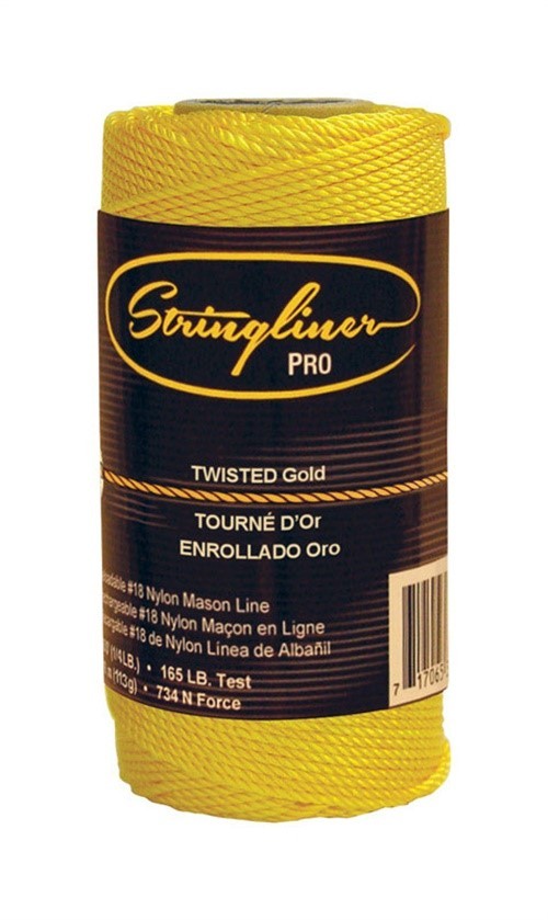 Stringliner 35100 Nylon 165 lb. Capacity Twisted Mason Line Refill 270 L ft.