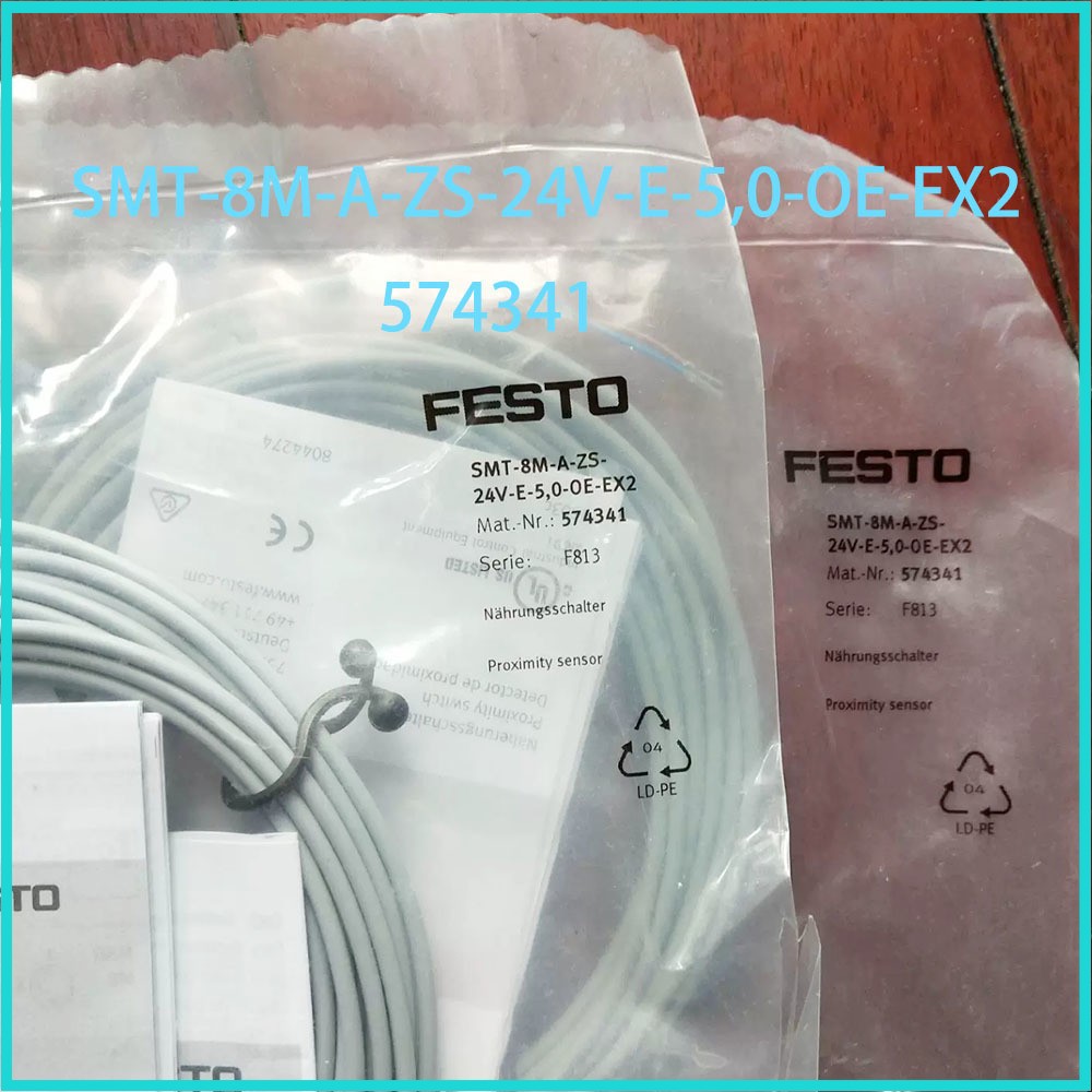 1X new Festo SMT-8M series SMT-8M-A-ZS-24V-E-5,0-OE-EX2 574341 Position Sensor
