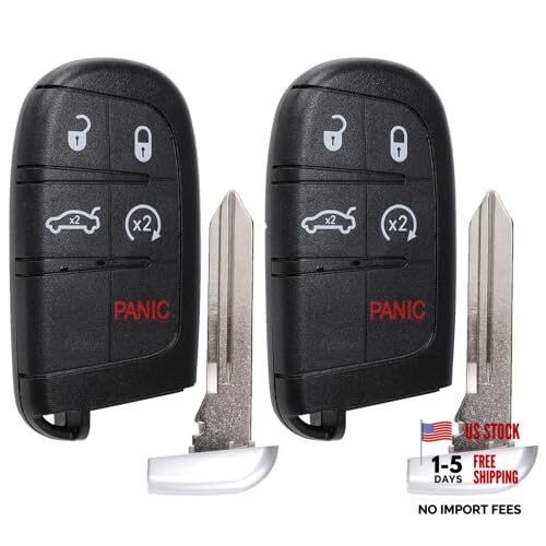 Key Fob Fits for 2011-2018 Dodge Charger & 300/ 15-18 Challenger/ 14-16 Dart,