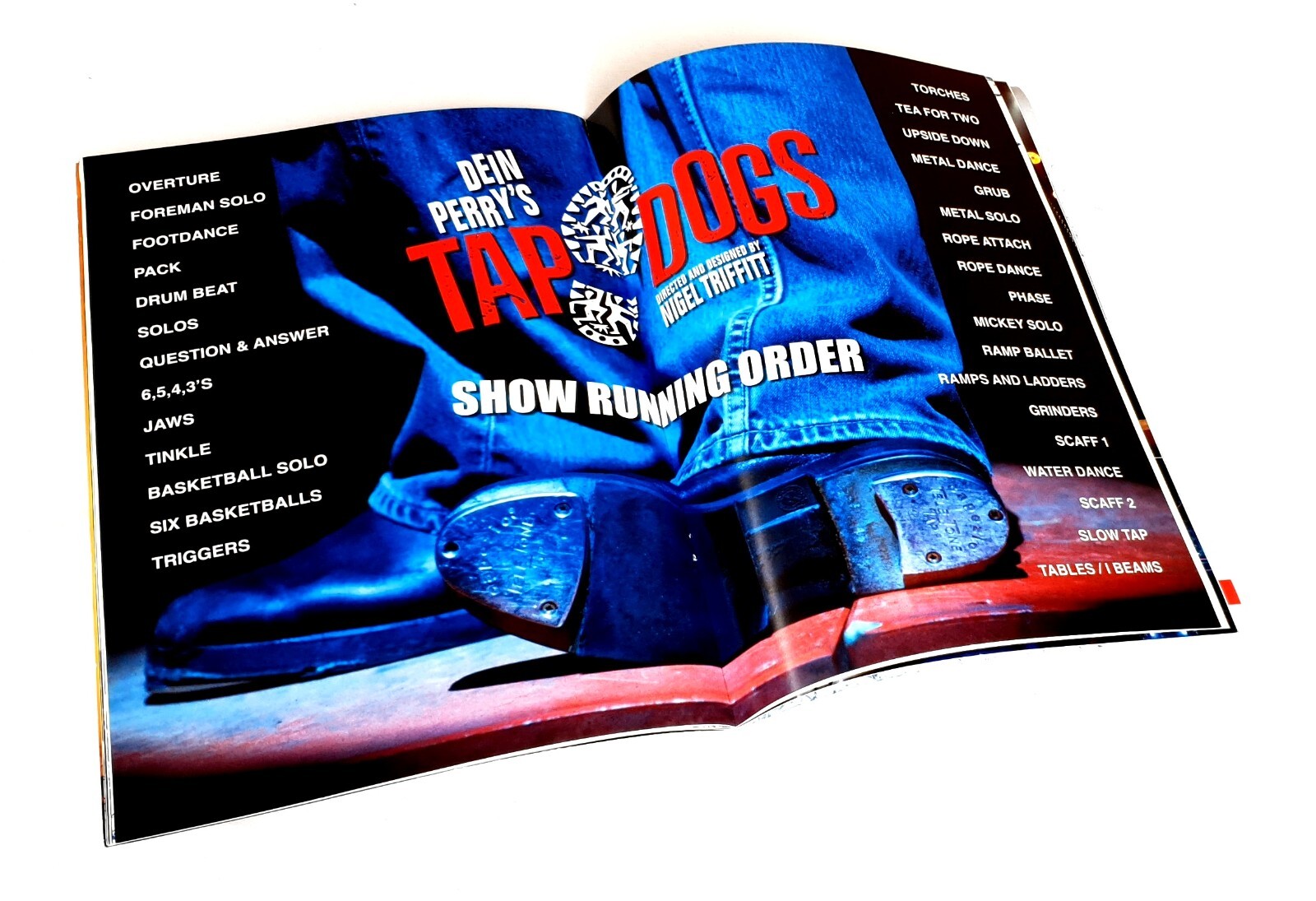 Dein Perry’s TAP DOGS 2012 Australian Tour Souvenir Program Book