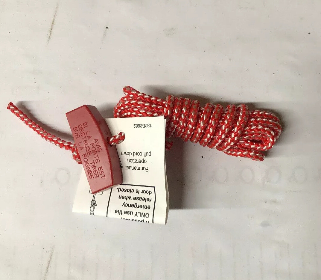 41A2828 Emergency Release Rope & Handle LiftMaster Chamberlain Craftsman Garage