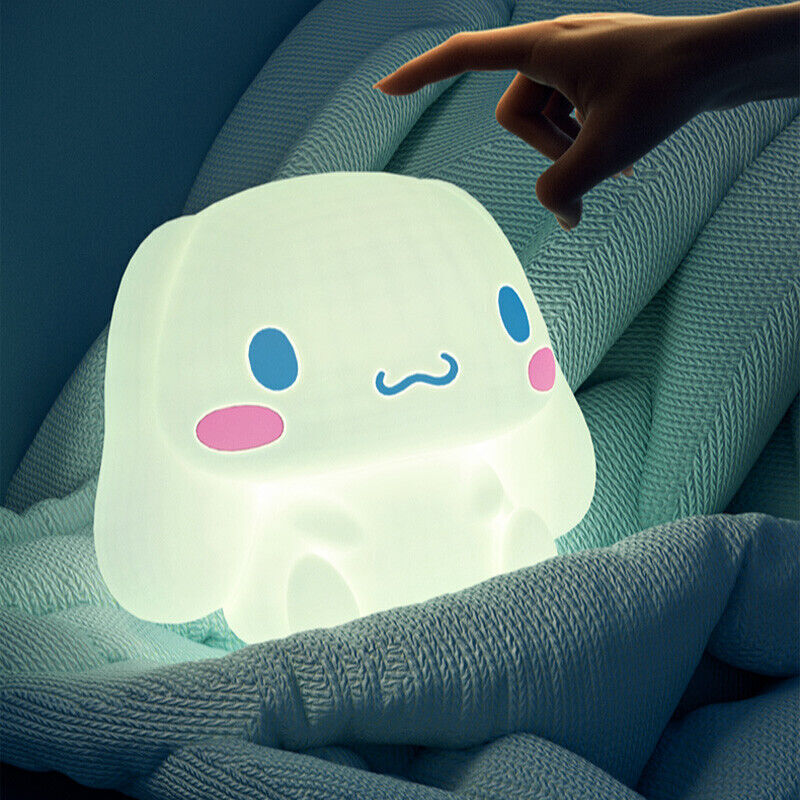 Cinnamoroll Pat Night Light Cartoon Cute USB Rechargeable Induction Bedside Lamp