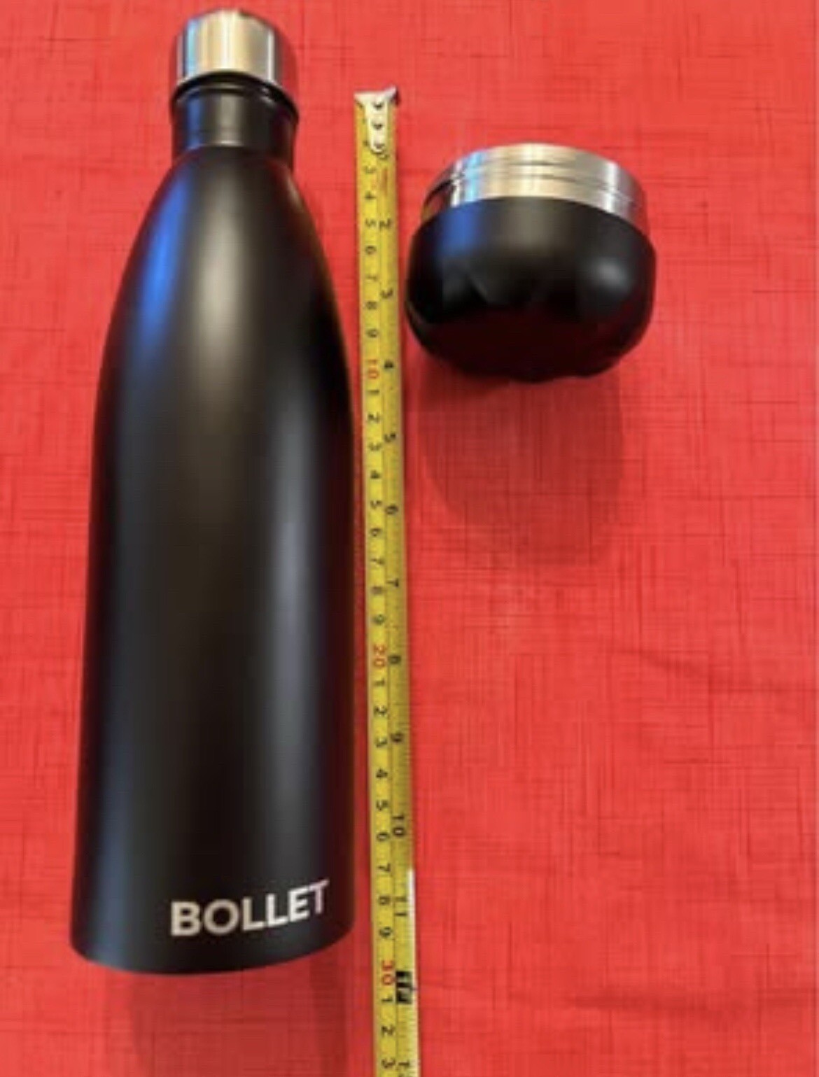 Stainless Steel water bottle with hidden compartment