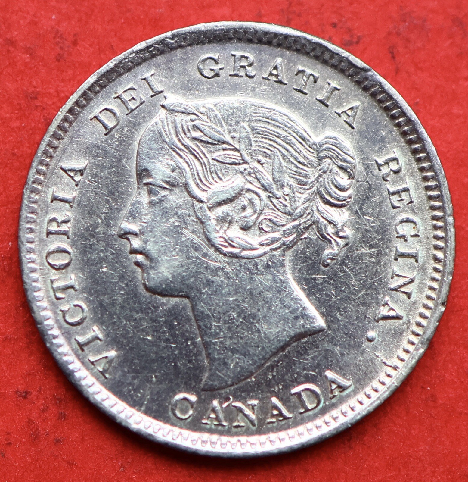 1893 Canada 5 Cents - AU/MS - Lot#12090