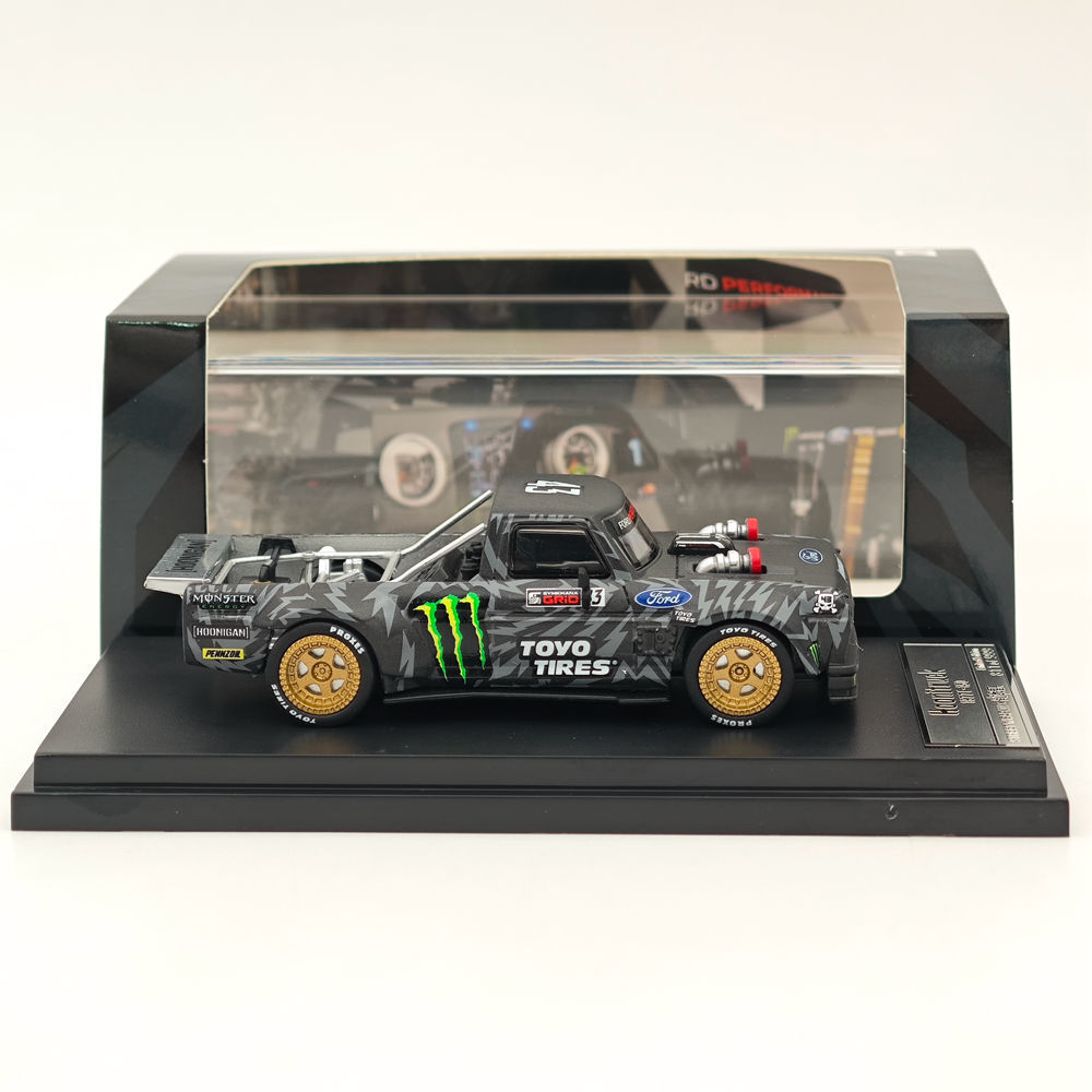 1:64 SW 1977 F-150 Hoonitruck Tianmen - Black Pick Up Diecast